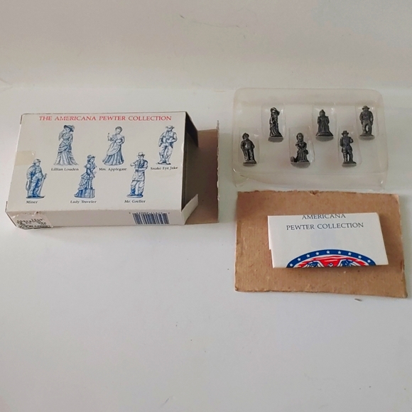 Vintage Toy Soldiers Americana Pewter Collection Solid Pewter Mini Figurines - Picture 7 of 12